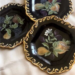 Vintage Collectible Salad Plates (3)